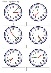 Telling Time To Nearest Minute Worksheet Telling Time Worksheets