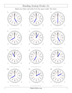 24 Hour Clock Worksheets Pdf Worksheetpedia - Telling Time Worksheets