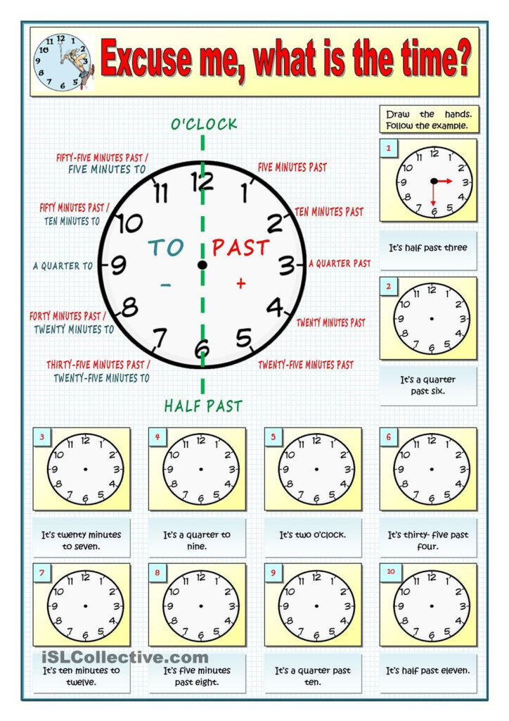 EXCUSE ME WHAT IS THE TIME PART 1 English Language Teaching Time 