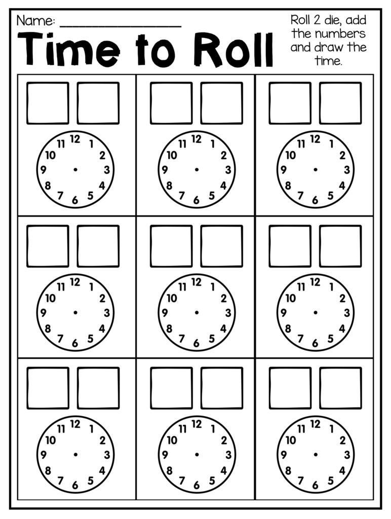 First Grade Time Worksheets Hour Half Hour Quarter Hour Distance 