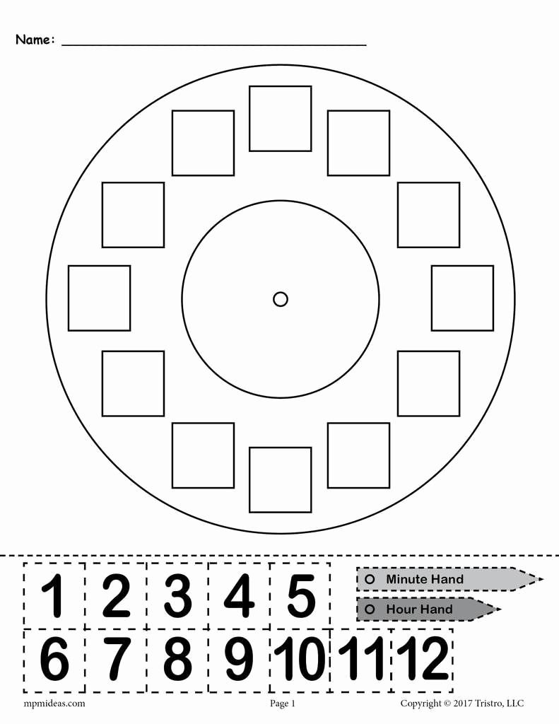 Preschool Clock Worksheet Time Worksheets Telling Time Activities 