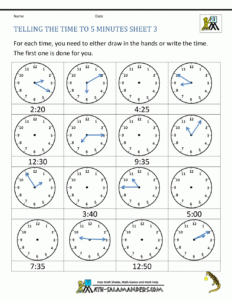 Telling Time Am And Pm Worksheets Pdf Cenfesse