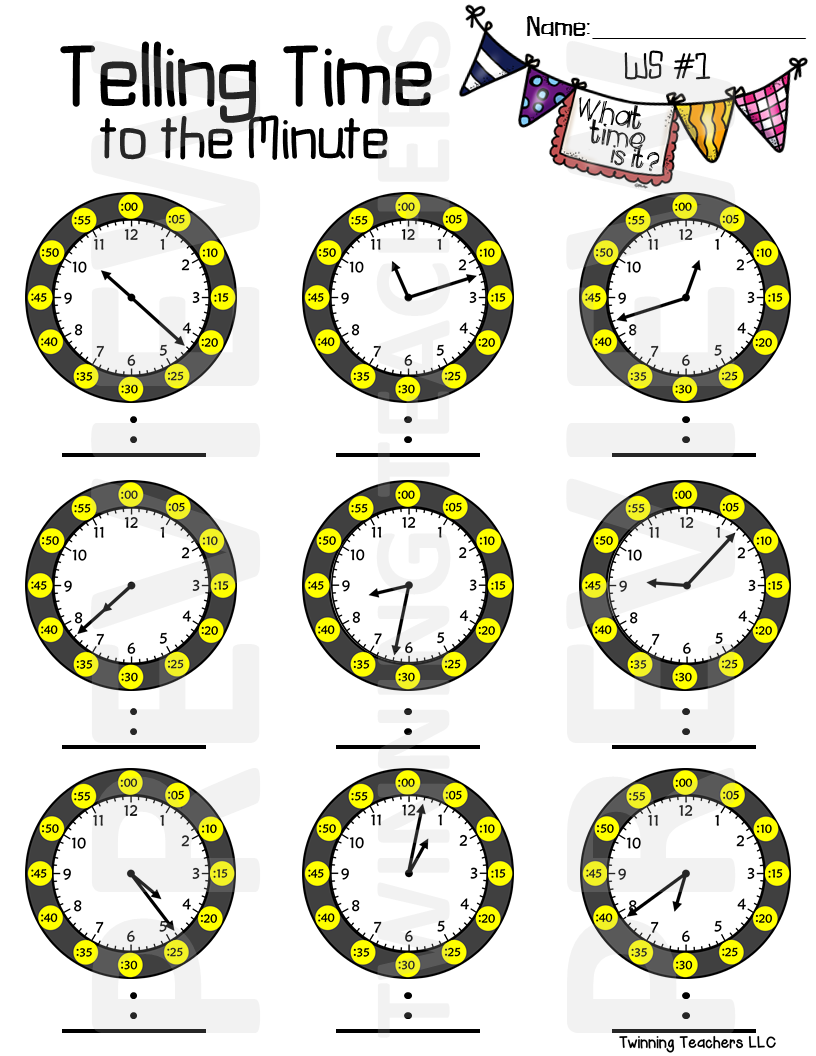 telling-time-to-the-minute-worksheet-telling-time-worksheets