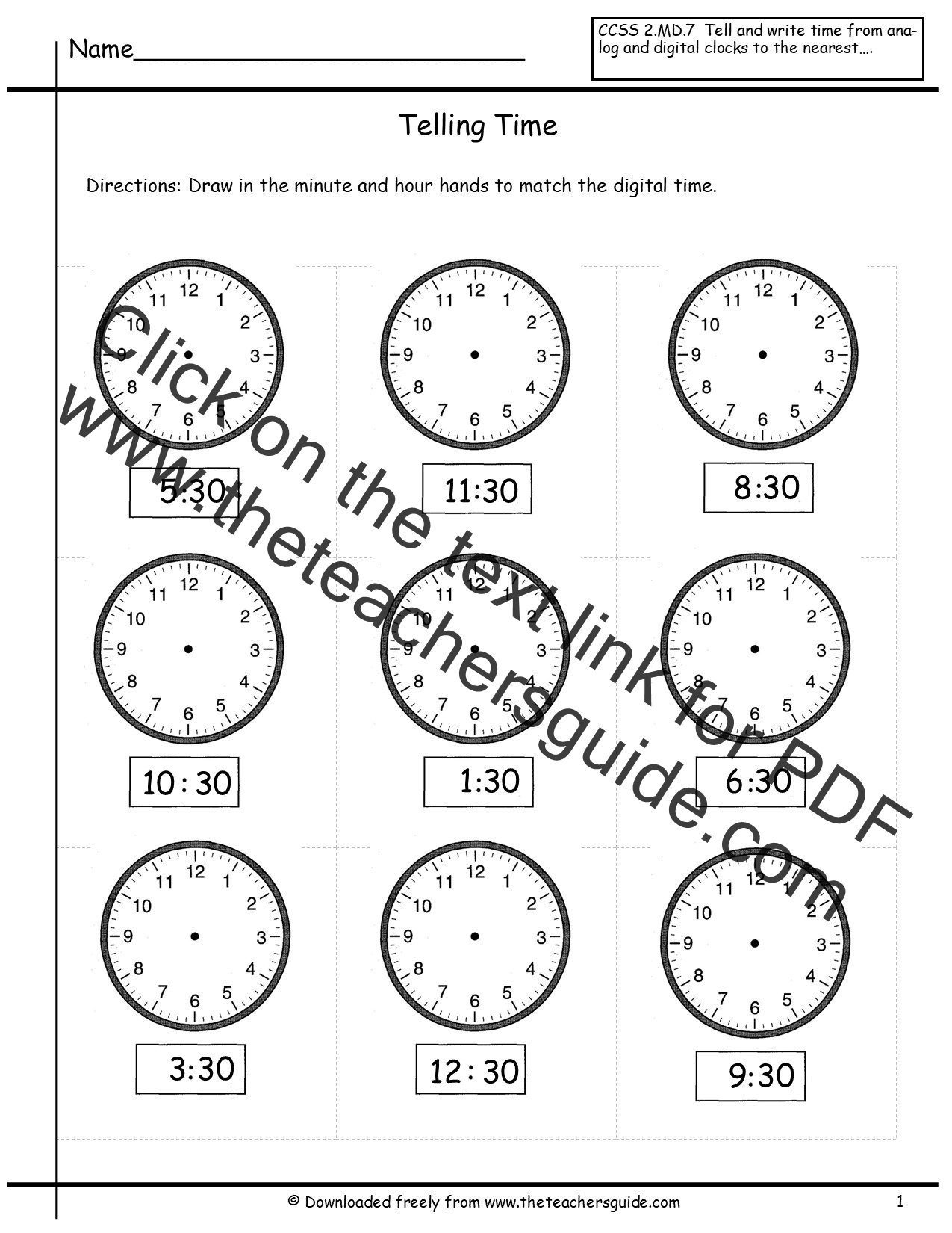 telling-time-worksheets-from-the-teacher-s-guide-telling-time-worksheets