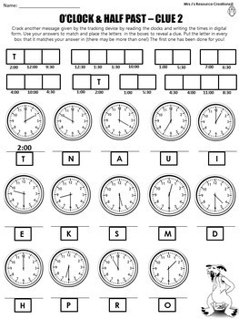 Telling Time Mixed Review Worksheets