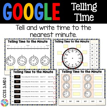 3rd Grade Telling Time To The Nearest Minute 3 MD 1 Google Classroom