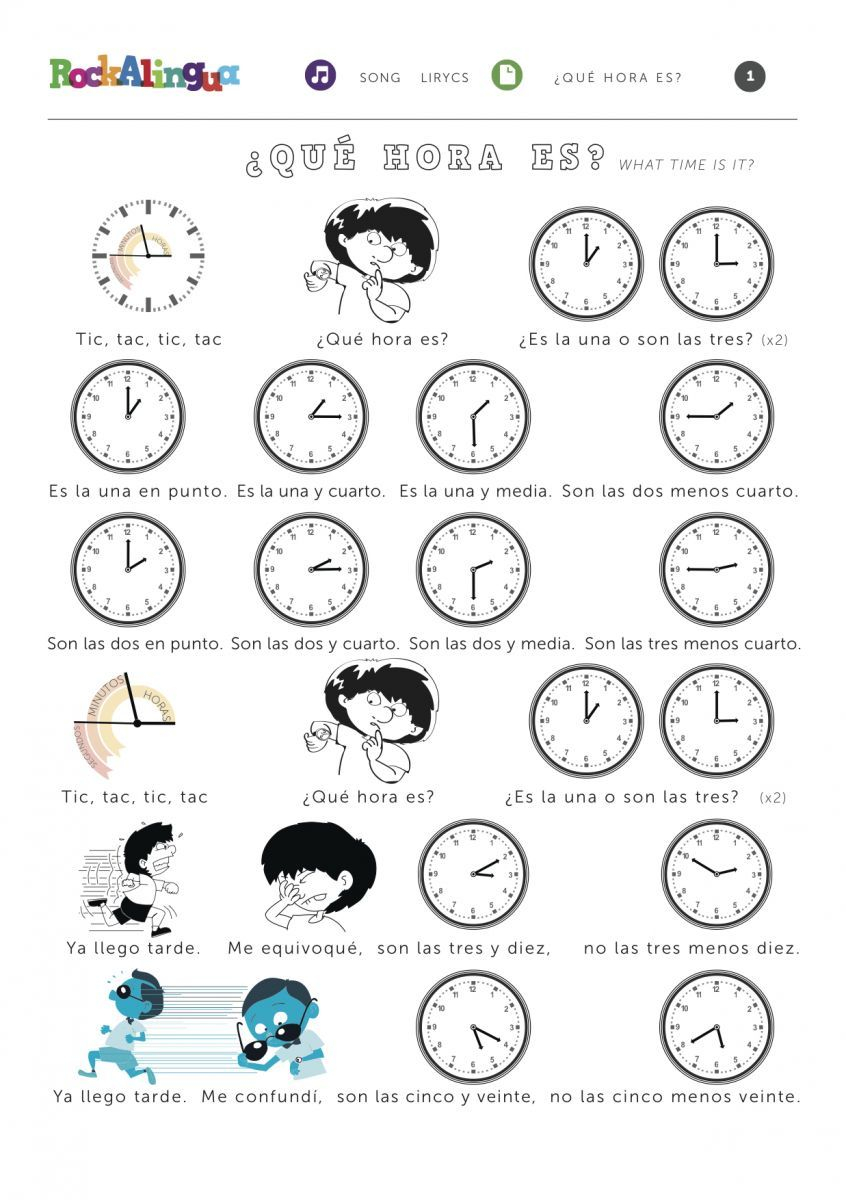 a-que-hora-es-telling-time-in-spanish-worksheet-telling-time-worksheets