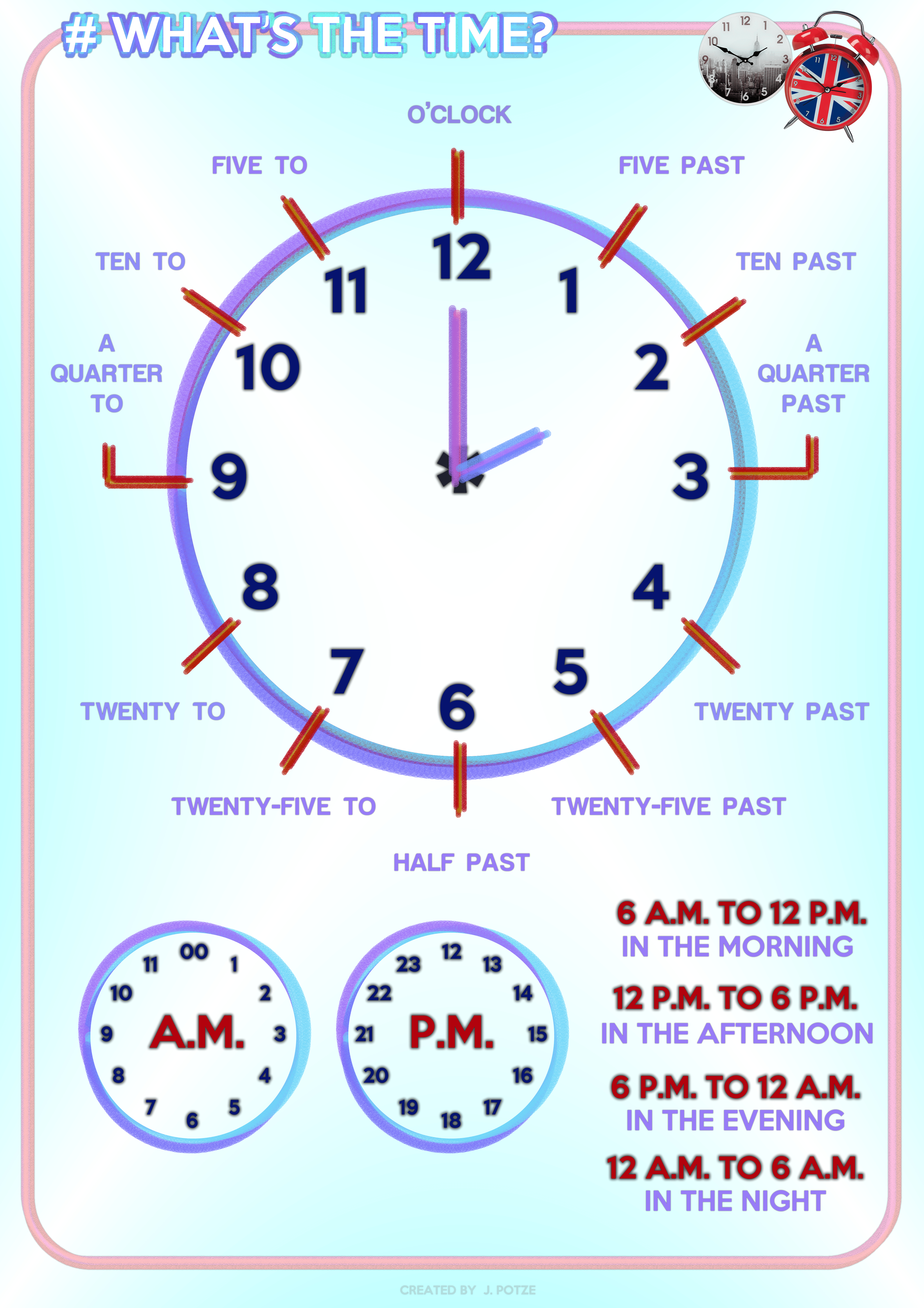How To Tell The Time Worksheets