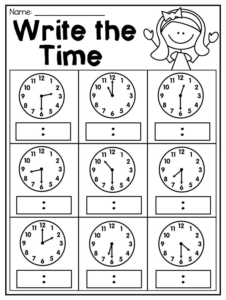 Free Telling Time Worksheets To The Half Hour WorksSheet List