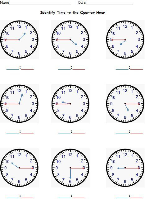 Here Is A Color coded Worksheet To Help Students Learn How To Tell Time 