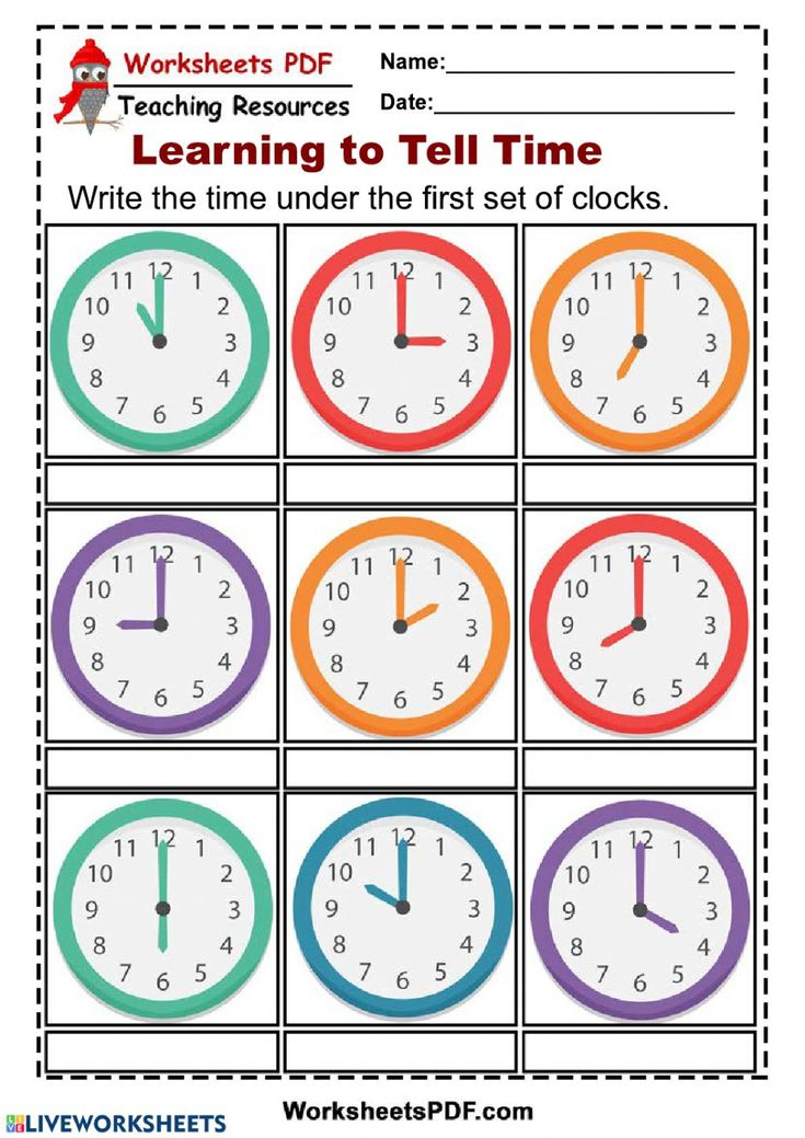 Telling.time.worksheets