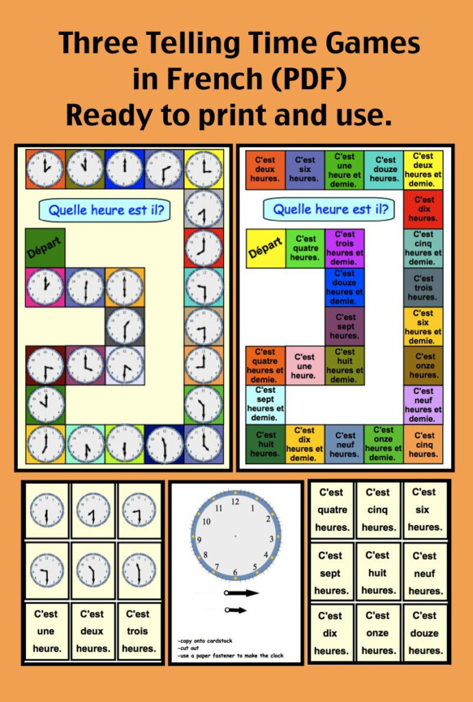 Pin On Les Jours La Meteo Et L heure Le Vocabulaire