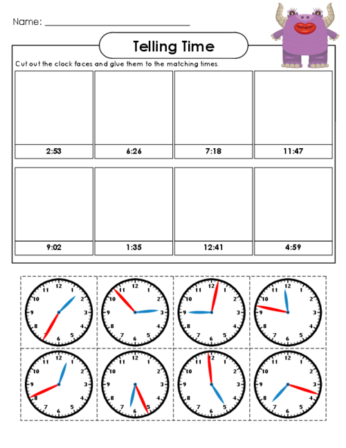 Pin On Telling Time Worksheets