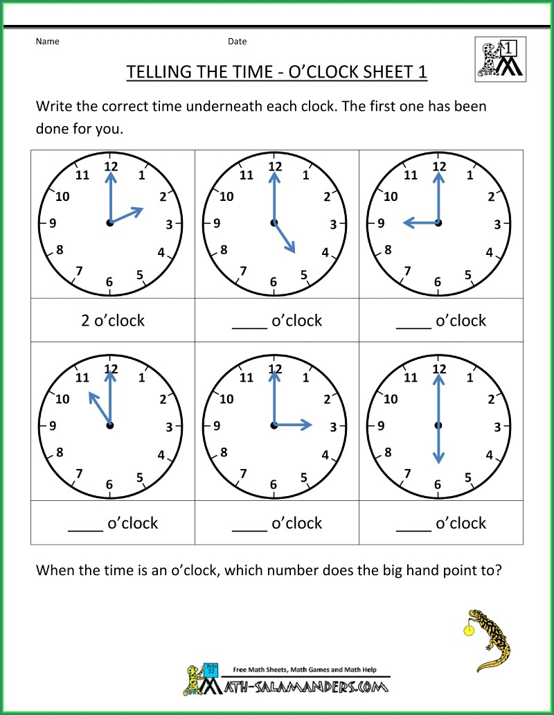 Telling Relative Time Worksheet Answer Key