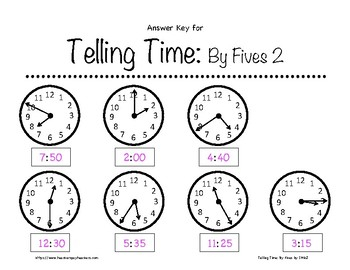 Telling Time Advanced Worksheets BUNDLE 1st 3rd Grade By In The Name 