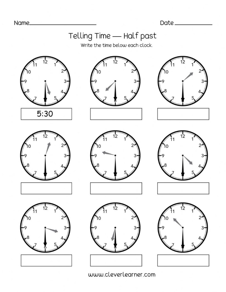 Telling Time In French Worksheets With Answers Slidedocnow