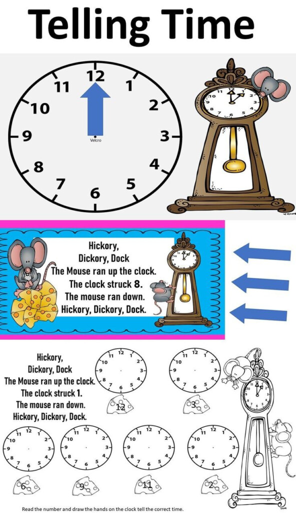 Telling Time Interactive Lesson Preschool Circle Time Telling Time 