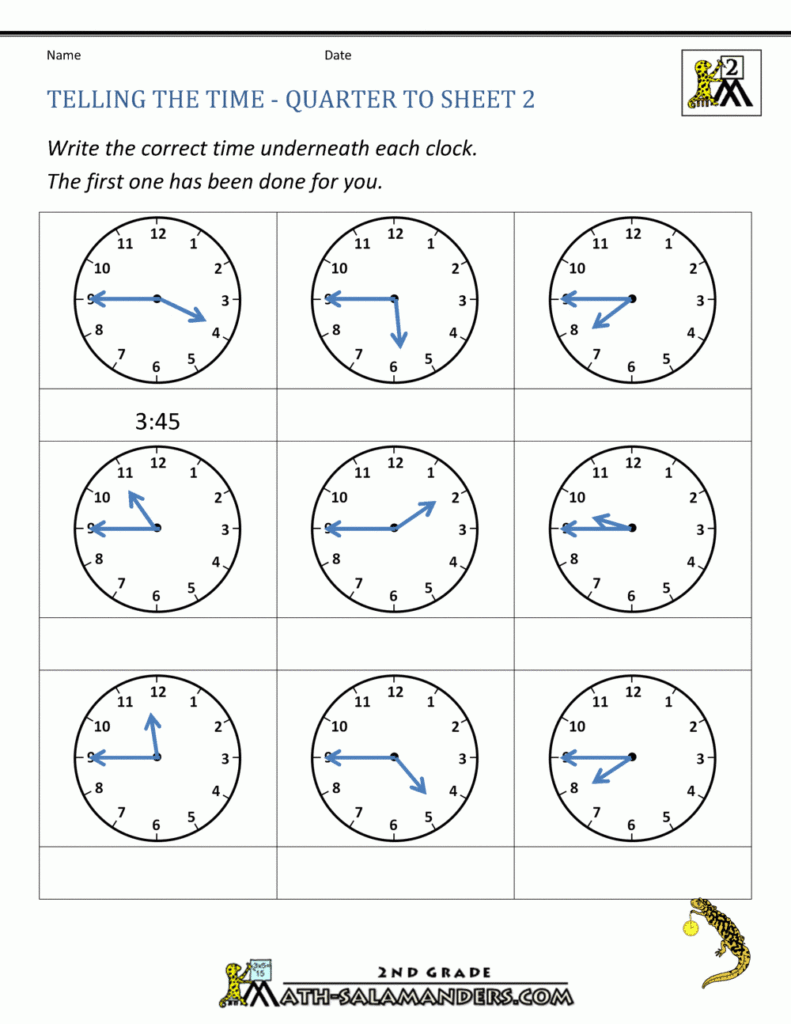 TELLING TIME PRACTICE WORKSHEETS GRADE 3 MEASUREMENT GRADE 3 TELLING 