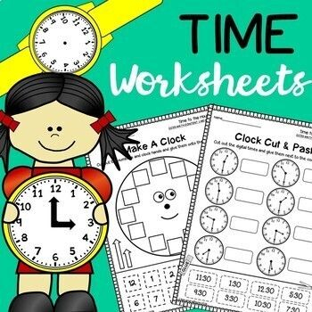 Telling Time Worksheets Activities Hour By Terrific Teaching 