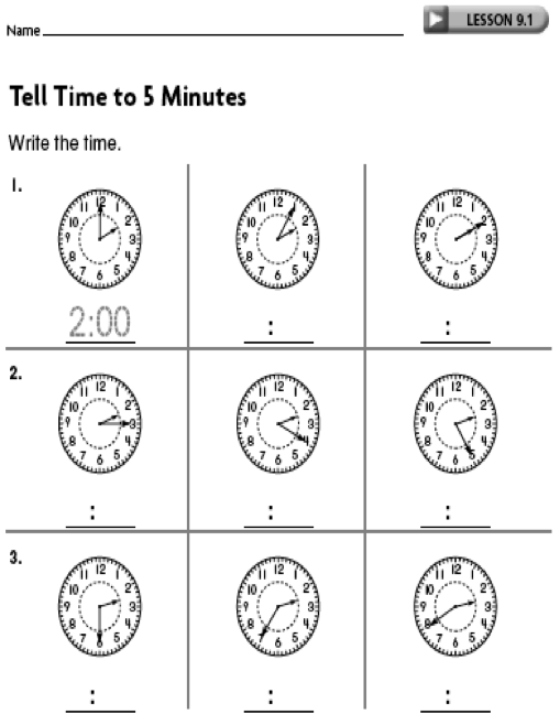 Telling Time