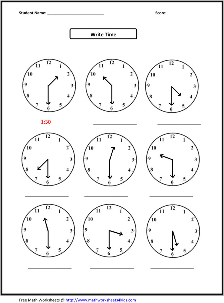 10 Telling Time Worksheets Grade 2 Coo Worksheets