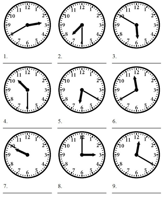 14 Best Images Of Half Past Clock Worksheets Worksheeto