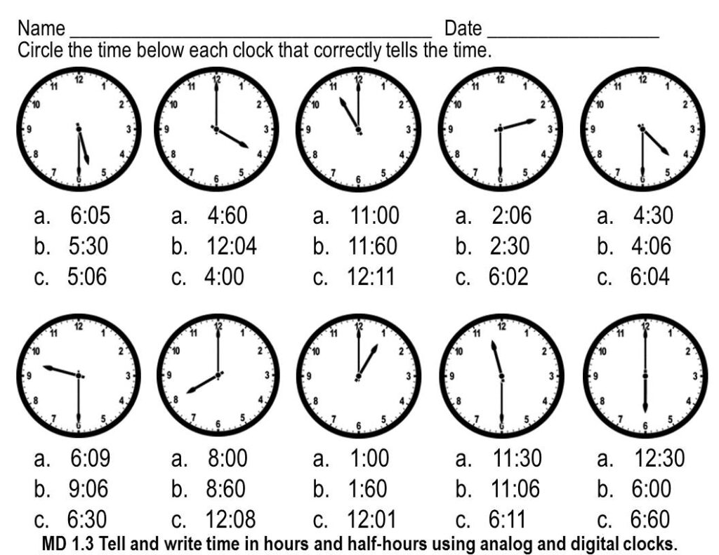 16 Best Images Of Cut And Paste Telling Time Worksheets Half Hour Cut 