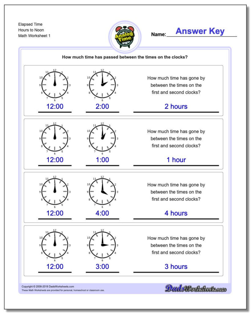 20 Telling Time Worksheets Pdf