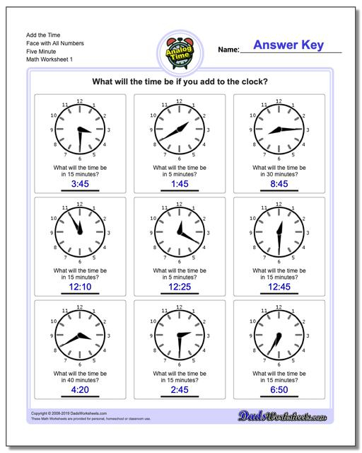 30 New Telling Time To The Minute Worksheets Math Aids