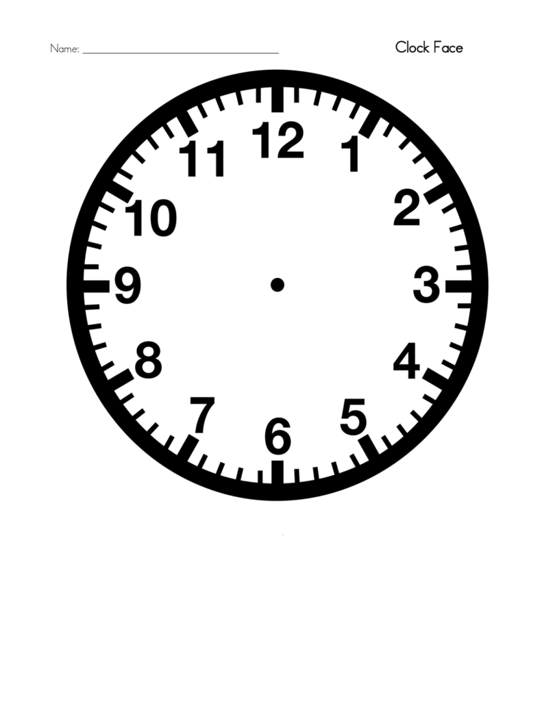 93 Printable Learning Clock For Kids Coloring Pages Hauramardiani