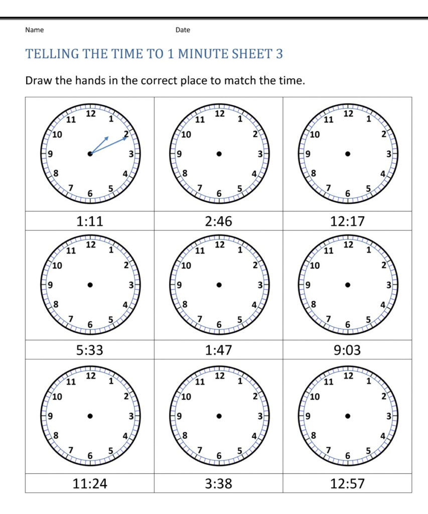 Blank Clock Worksheet To Print Activity Shelter Blank Clock Worksheet 