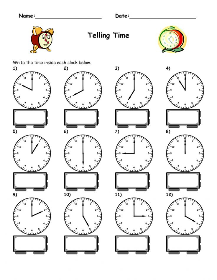 Blank Clock Worksheet To Print Time Worksheets Telling Time 