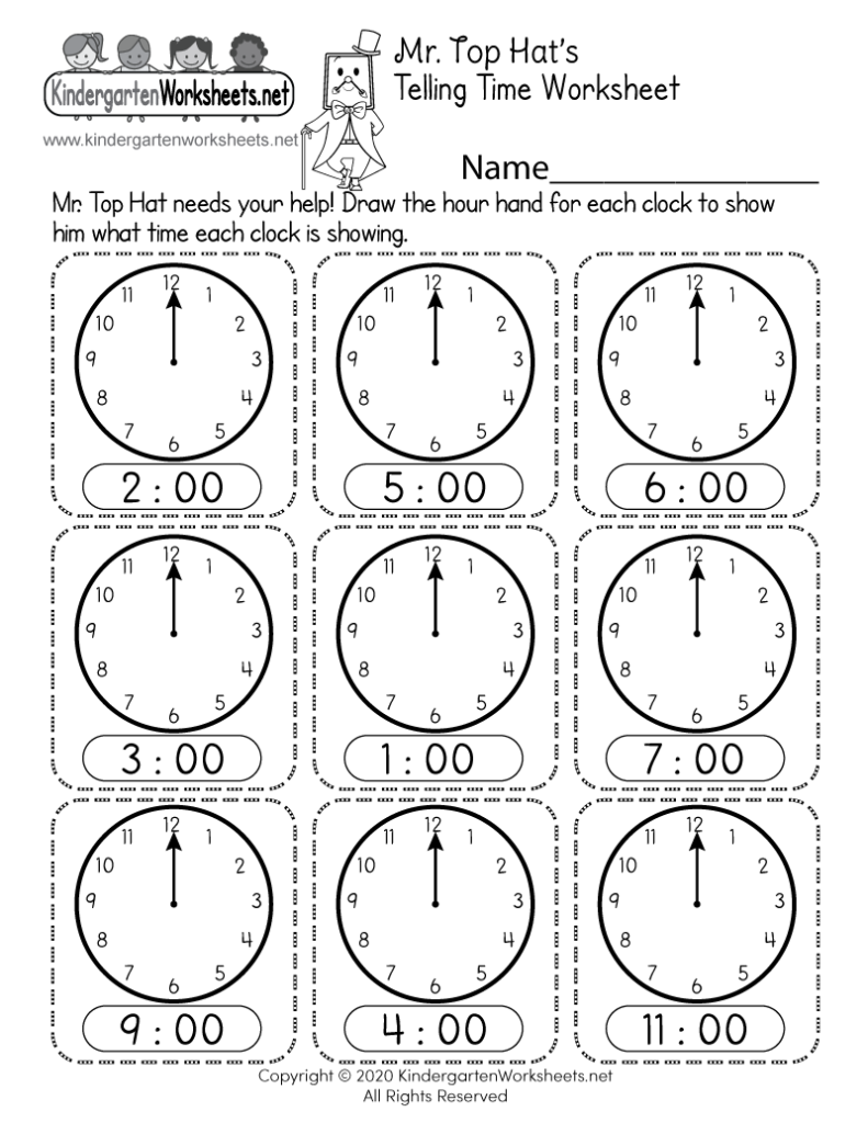 Clock Face Worksheet Kindergarten Coloring Sheets Wonderful Free Printable Worksheet Telling 