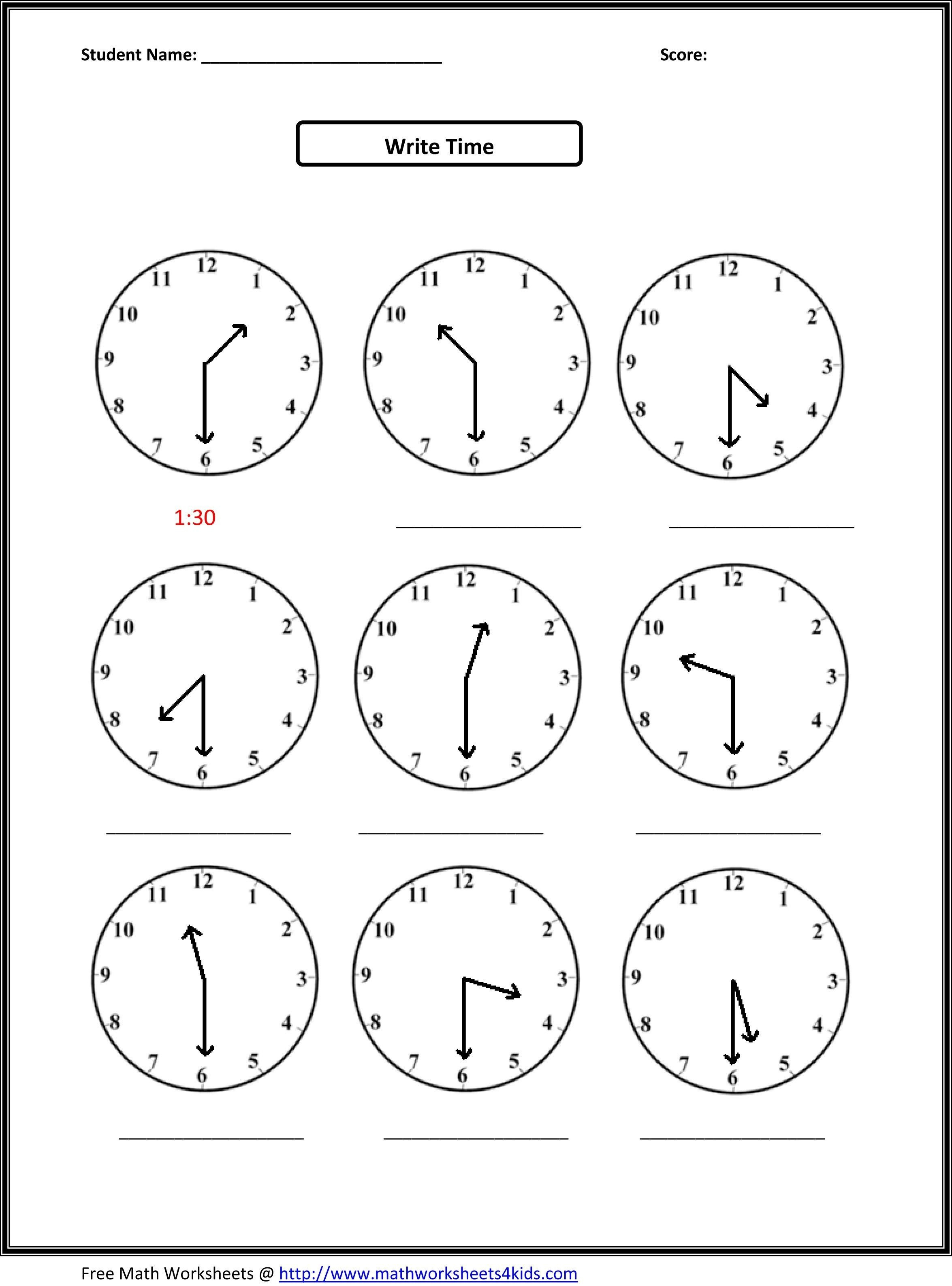 Clock Worksheet Quarter Past And Quarter To Printable Time