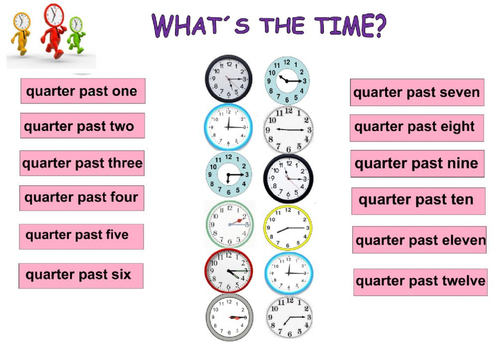 Clock Worksheet Quarter Past And Quarter To Telling Time Quarter Past 