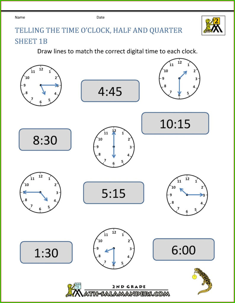 Digital Time Clock Worksheets Worksheet Resume Examples