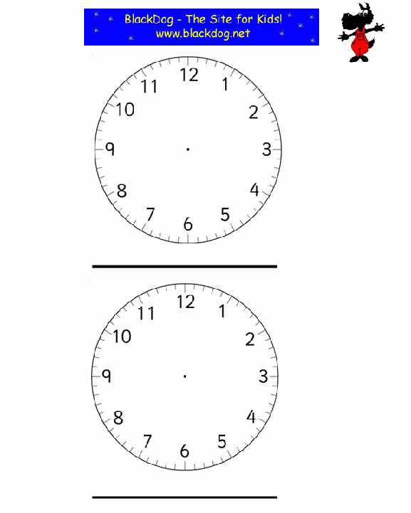 Easy Clock Worksheets Mreichert Kids Worksheets