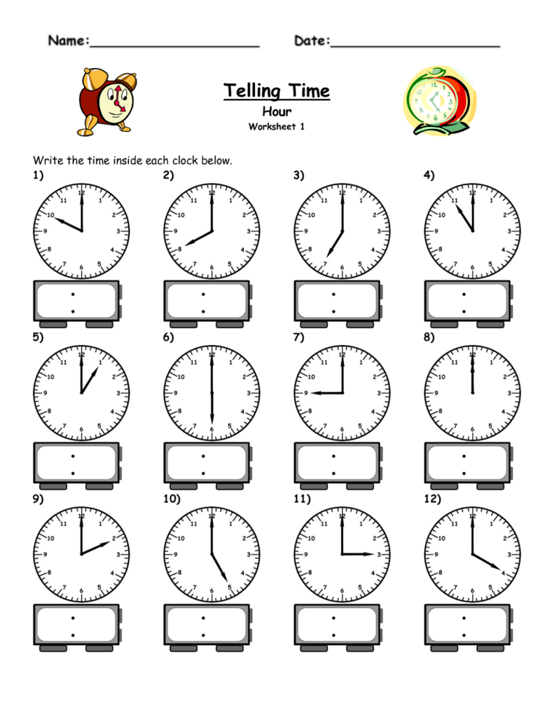 Free Easy Elapsed Time Worksheets Activity Shelter