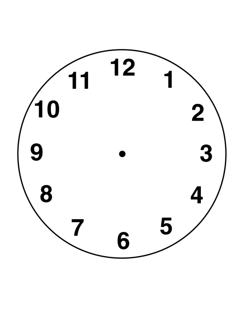 Free Printable Clock Faces Free Printable