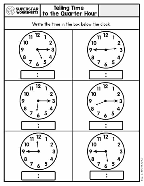 Grade 3 Telling Time Worksheet Read The Clock 1 Minute Intervals K5 