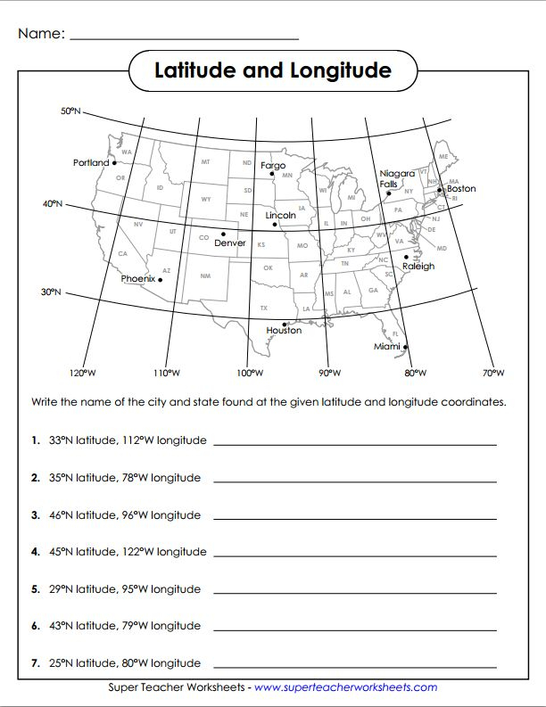 Latitude And Longitude Worksheets In 2020 Social Studies Worksheets 