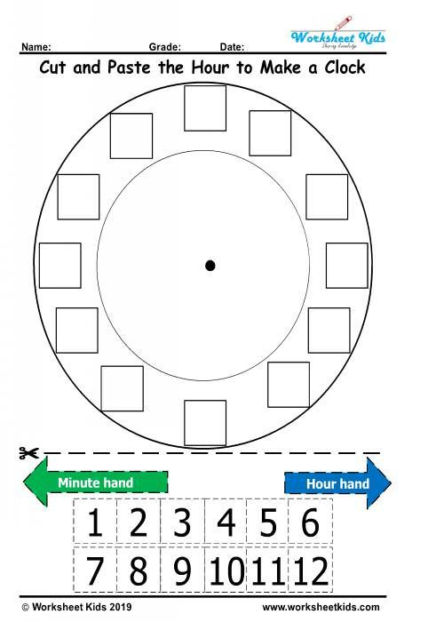 Learn To Tell The Time Clock Teaching Clock Free Printable PDF Clock Worksheets Clock 