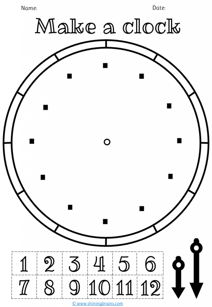 Clock Activity Worksheet