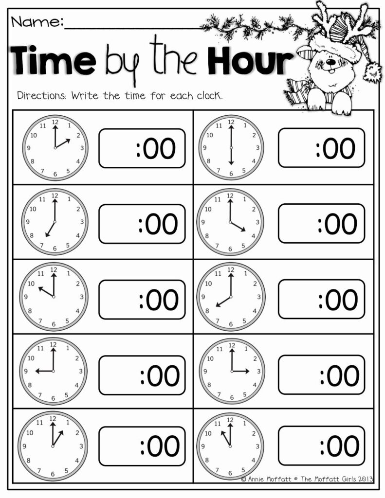 Preschool Clock Worksheet Fichas De Exerc cios De Matem tica Tarefas 