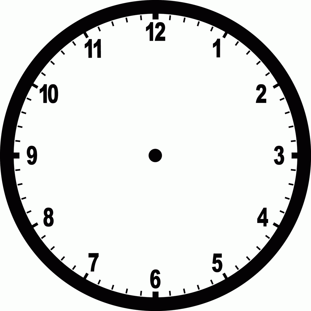 Printable Analog Clock Face ClipArt Best