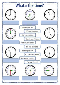 Telling The Time Interactive Activity For Elementary You Can Do The