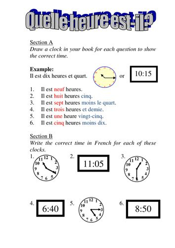 Telling The Time Worksheet Time Worksheets Telling Time Worksheets