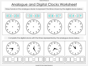 Telling The Time Year 3 Teaching Resources