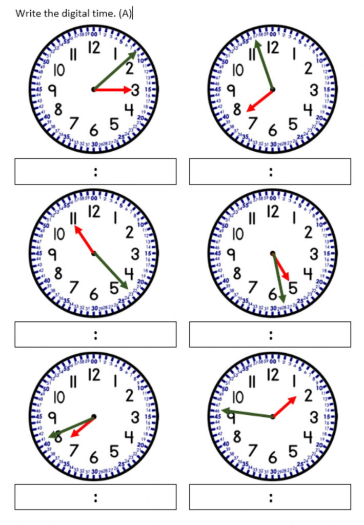 Telling Time To The Minute Worksheets Tomas Blog