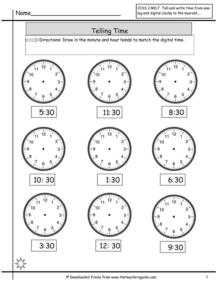 Telling Time To The Nearest Minute Worksheet Ideas 2022